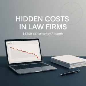How Law Firms Lose $1750 Per Attorney Every Month (And Don't Know It)