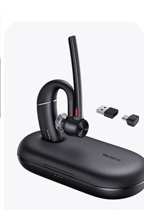 Yealink BH71 Pro Bluetooth mono headset with charging case